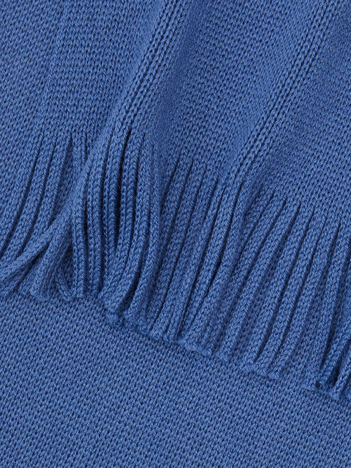 Шарф женский синий